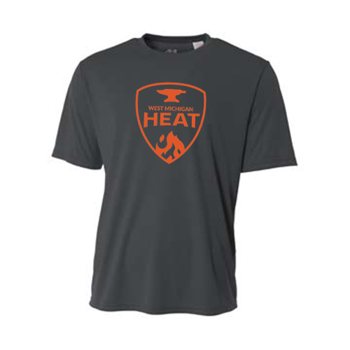 WM Heat Youth Short Sleeve Crew - Grey