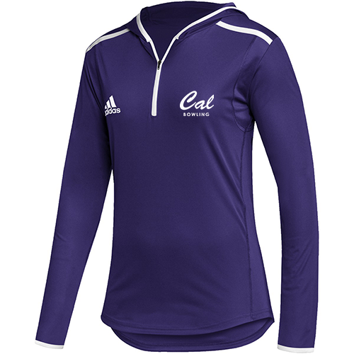 CAL Bowling Women's Long Sleeve Hoodie - Purple