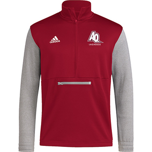 AQ LAX Men's Quarter Zip - Burgundy