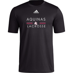 AQ LAX Men's Short Sleeve Tee - Black