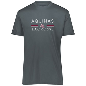 AQ LAX Men's Momentum Tee - Gray