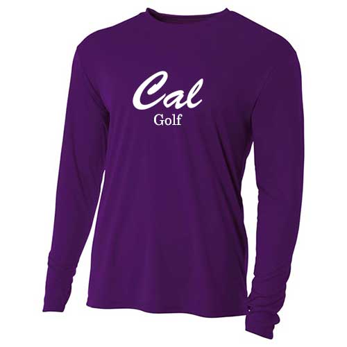 Caledonia Golf LS Shirt - Purple