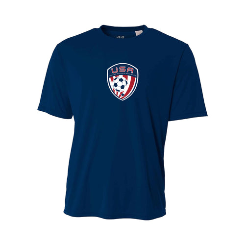 USA SS Cooling Tee - Navy